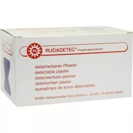 RUDADETEC nosakāms pirkstu galu apmetums zils, 100 gab
