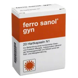 FERRO SANOL gyn cietās kapsulas ar msr apvalkotām granulām, 20 gab