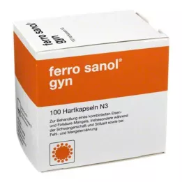 FERRO SANOL gyn cietās kapsulas ar msr apvalkotām granulām, 100 gab