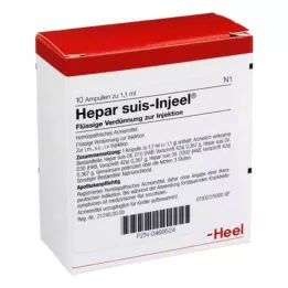 HEPAR SUIS Injeel ampulas, 10 gab