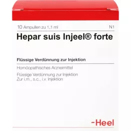 HEPAR SUIS Injeel forte ampulas, 10 gab