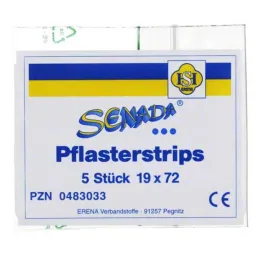 Senada ģipša sloksnes 19x72 mm, 5 gab