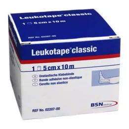 LEUKOTAPE Classic 5 cmx10 m balts, 1 gab