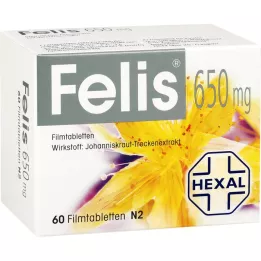 FELIS 650 mg apvalkotās tabletes, 60 gab