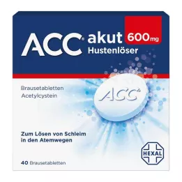 ACC akut 600 putojošās tabletes, 40 gab