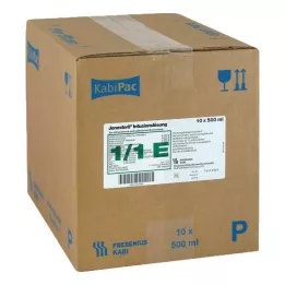 JONOSTERIL Plastmasas infūzijas šķīdums, 10X500 ml