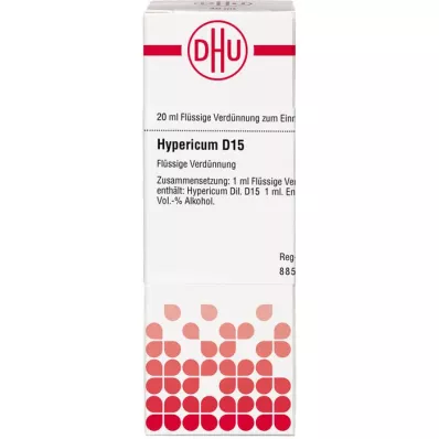 HYPERICUM D 15 Atšķaidījums, 20 ml HYPERICUM D 15 Atšķaidījums, 20 ml