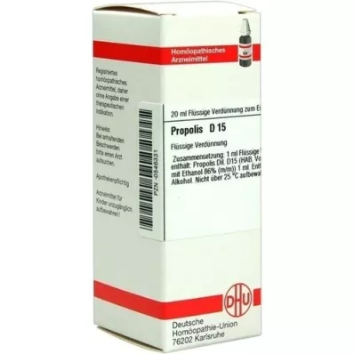 PROPOLIS D 15 Atšķaidījums, 20 ml PROPOLIS D 15 Atšķaidījums, 20 ml