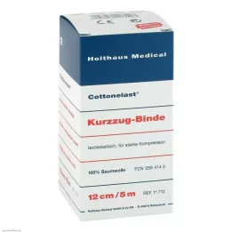 KURZZUGBINDE Cottonelast 12 cmx5 m, 1 gab