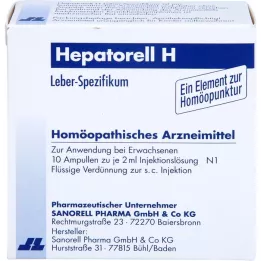 HEPATORELL H ampulas, 10X2 ml