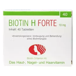 BIOTIN H forte tabletes, 40 gab