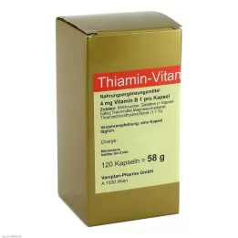 THIAMIN B1 vitamīna kapsulas, 120 gab