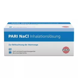 PARI NaCl inhalācijas šķīduma ampulas, 60X2,5 ml