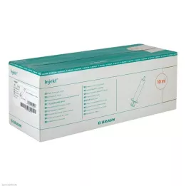INJEKT Solo šļirce 10 ml LL centrēta PVC-bez, 100X10 ml