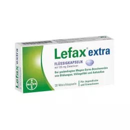 LEFAX ekstra šķidruma kapsulas, 20 gab