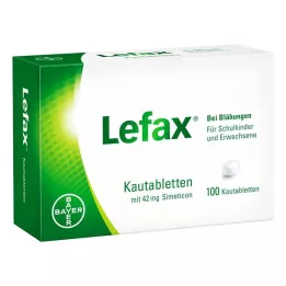 LEFAX Košļājamās tabletes, 100 gab