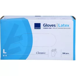 HANDSCHUHE Latekss nepulverēts liels 4389, 100 gab