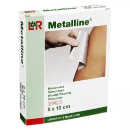 METALLINE Kompreses 8x10 cm sterilas, 10 gab