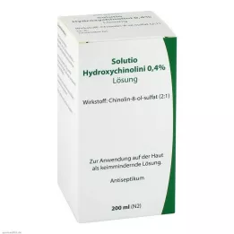 SOLUTIO HIDROKSIKVĪNS. 0,4%, 200 ml