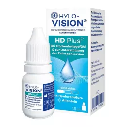 HYLO-VISION HD Plus acu pilieni, 15 ml