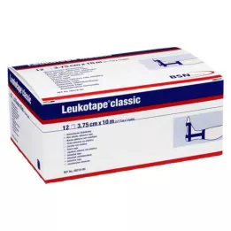 LEUKOTAPE Classic 3,75 cmx10 m zils, 12 gab