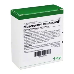 MEZEREUM HOMACCORD Ampulas, 10 gab