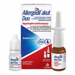 ALLERGODIL acute Duo 4ml AT acute/10ml NS akūta, 1 gab