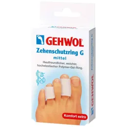 Gehwol polimēra gēla pirkstu aizsarggredzens, 2 gab
