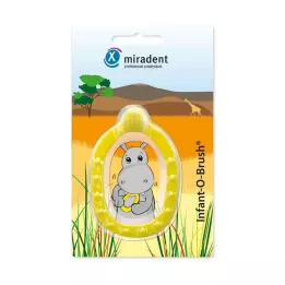 MIRADENT Bērnu mācību zobu birste.Infant-O-Brush dzeltena, 1 gab