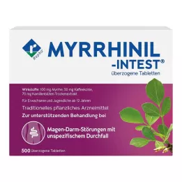 MYRRHINIL INTEST apvalkotās tabletes, 500 gab