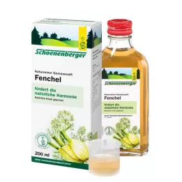 FENCHEL SAFT Schoenenberger ārstniecības augu sulas, 200 ml