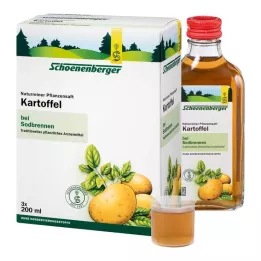 KARTOFFELSAFT Schoenenberger ārstniecības augu sulas, 3X200 ml