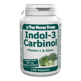 INDOL-3-Carbinol 250 mg veģetārās kapsulas, 120 gab