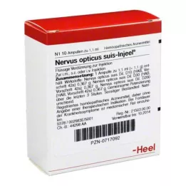 NERVUS OPTICUS suis Injeel ampulas, 10 gab