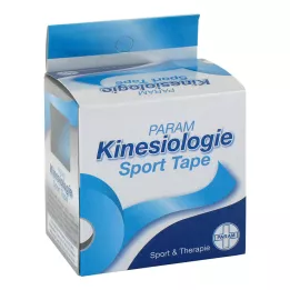 KINESIOLOGIE Sporta lente 5 cmx5 m zila, 1 gab
