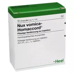 NUX VOMICA HOMACCORD Ampulas, 10 gab
