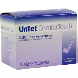 UNILET Lancetes ComforTouch 28 G, 200 gab