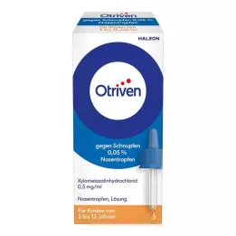 OTRIVEN 0,05% deguna pilieni bērniem, 10 ml
