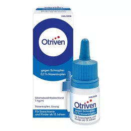 OTRIVEN 0,1% deguna pilieni pieaugušajiem un skolas vecuma bērniem, 20 ml