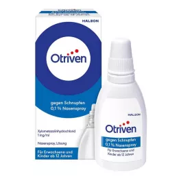 OTRIVEN 0,1% deguna aerosols pieaugušajiem un skolas vecuma bērniem, 10 ml