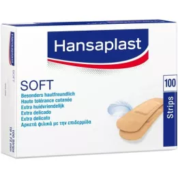 HANSAPLAST Soft Strips 19x72 mm, 100 gab