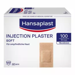 HANSAPLAST Mīkstās injekcijas apmetuma sloksnes 19x40 mm, 100 gab