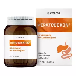 HEPATODORON Tabletes, 200 gab