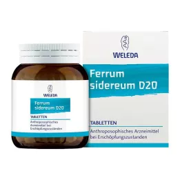 FERRUM SIDEREUM D 20 tabletes, 80 gab