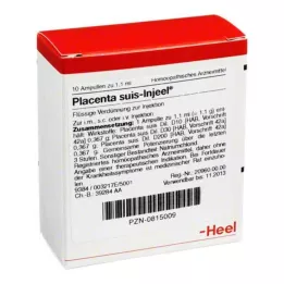 PLACENTA SUIS Injeel ampulas, 10 gab