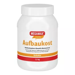 MEGAMAX Uztura pārtikas šokolādes pulveris, 1,5 kg