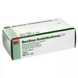 SENTINA Ambidextrous Unters.Hands.free-pūderis S izmērs, 100 gab