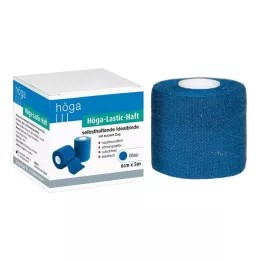 HÖGA-LASTIC-adhezīvs pārsējs 6 cmx5 m zils, 1 gab