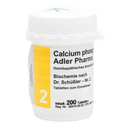 BIOCHEMIE Adler 2 Calcium phosphoricum D 6 tabletes, 200 gab