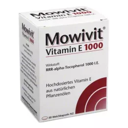 MOWIVIT E vitamīns 1000 kapsulas, 50 gab